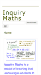 Mobile Screenshot of inquirymaths.org